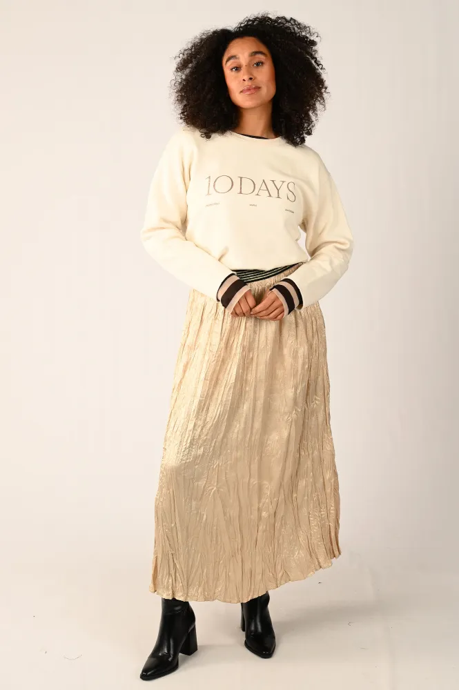 10 DAYS SWEATER ECRU  