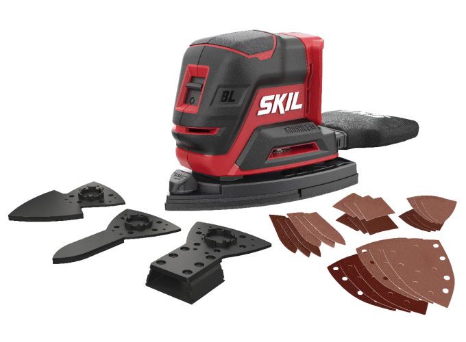 'Brushless' cordless multi sander