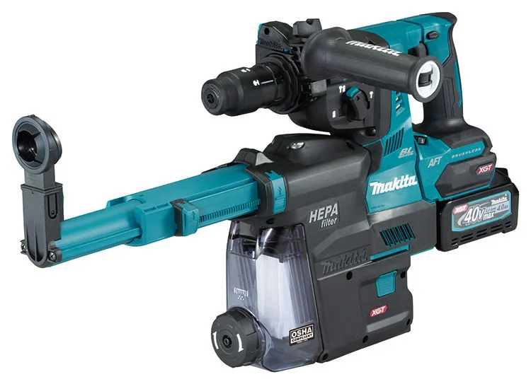 Accu boorhamer met stofafzuiging MAKITA HR002GM204