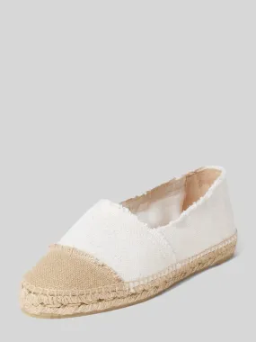 Castañer Espadrilles met structuurmotief, model 'KAMPALA' in wit