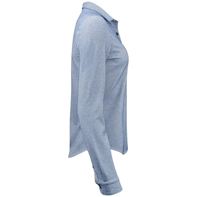CUTTER & BUCK ADVANTAGE DAMES OVERHEMD INDIGO  MAAT 36/S