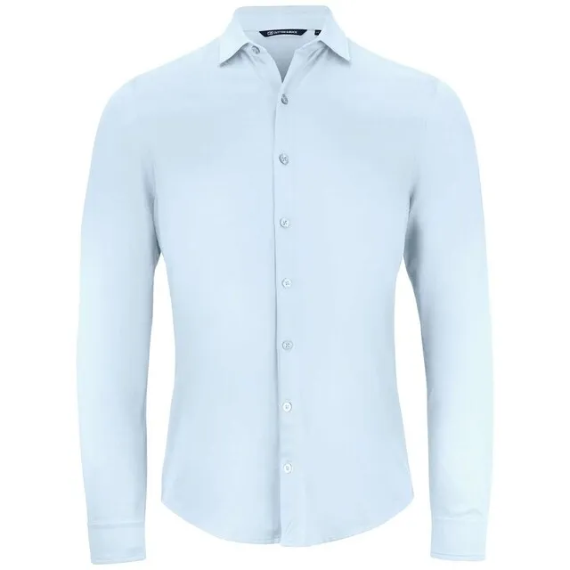 CUTTER & BUCK ADVANTAGE HEREN OVERHEMD LICHTBLAUW  MAAT 3XL