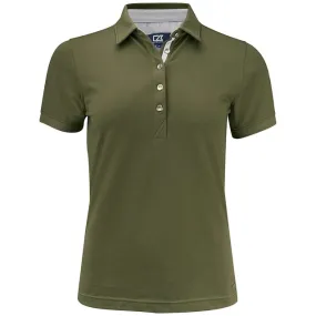 Cutter & Buck Advantage Premium Dames Polo Donkergroen - maat L