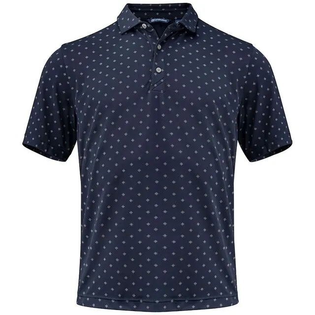 CUTTER & BUCK VIRTUE ECO HEREN POLO DONKERBLAUW  MAAT S