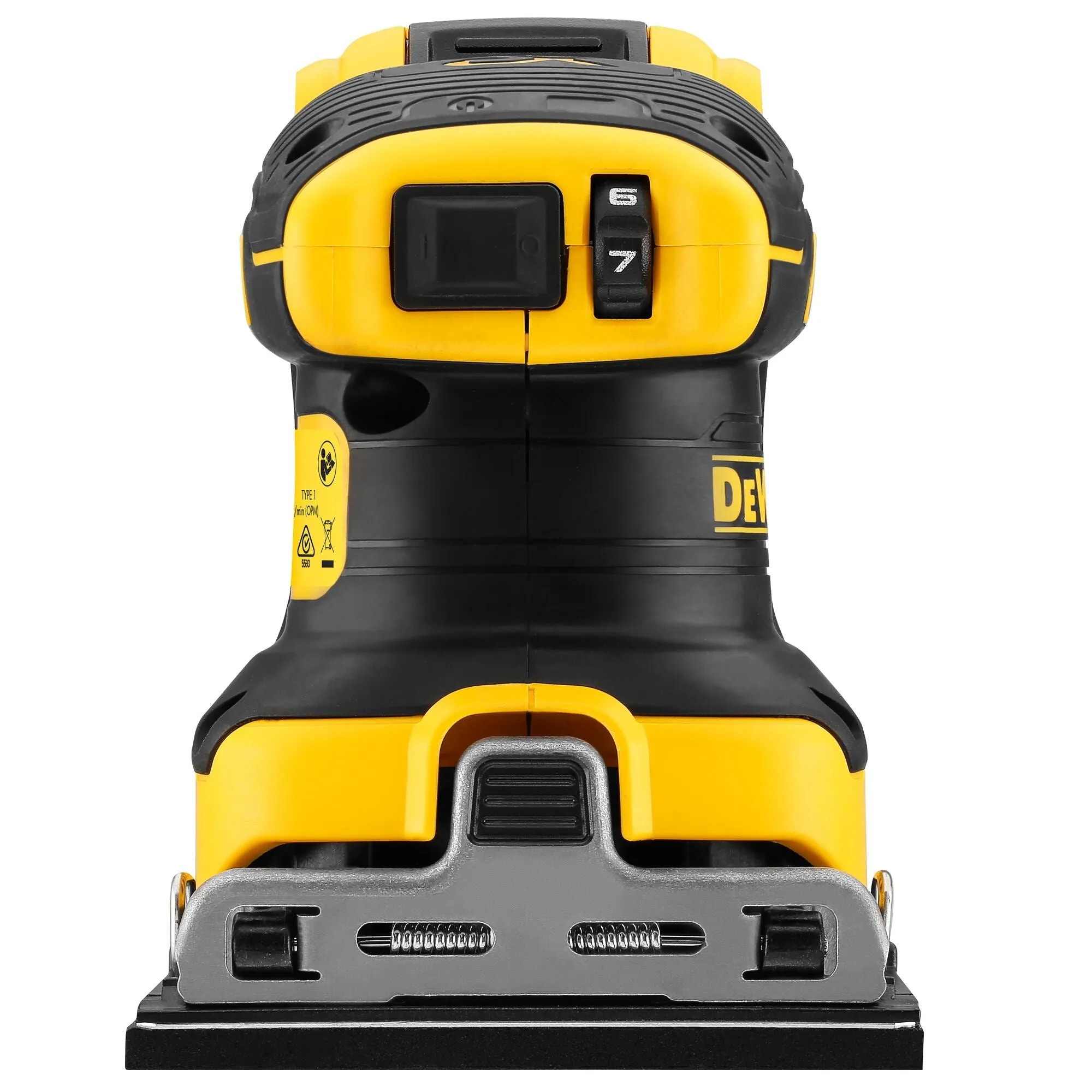 DEWALT DCW200NTXJ 18V XR BRUSHLESS 1/4 VEL VLAKSCHUURMACHINE