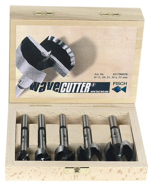 FORSTNERBOORSET WAVE CUTTER, 5DELIG