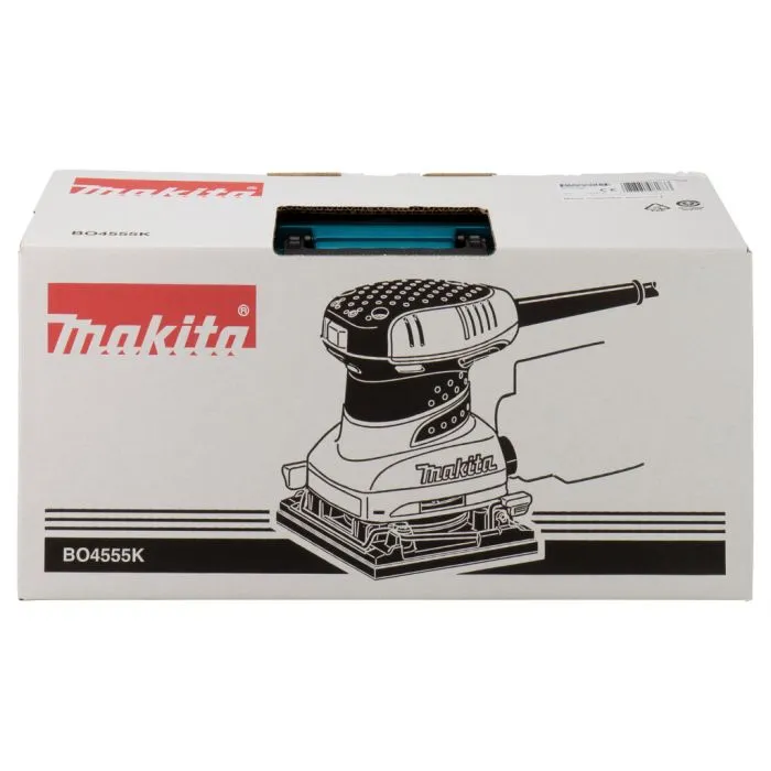 Makita BO4555K 230 V Handpalm vlakschuurmachine