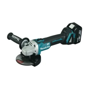 Makita DGA506T1J 18V accu 125 mm haakse slijper 1x 5.0Ah in Mbox zonder lader