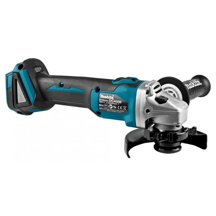 Makita DGA506Z 18V accu 125 mm haakse slijper zonder accu's en lader