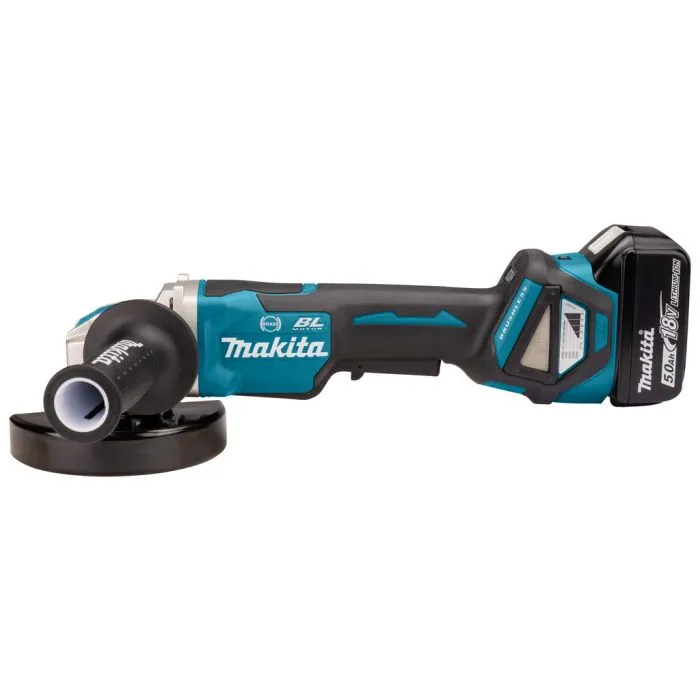 MAKITA DGA519RTJ 18 V HAAKSE SLIJPER 125 MM XLOCK
