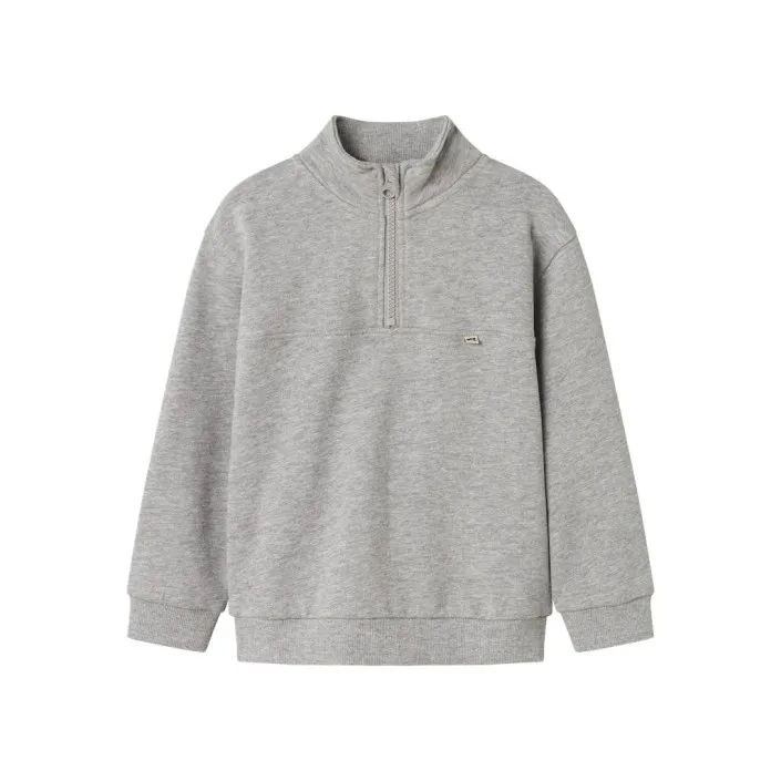 Name It NMMSIGMUND NREG SWEAT BRU grey melange  