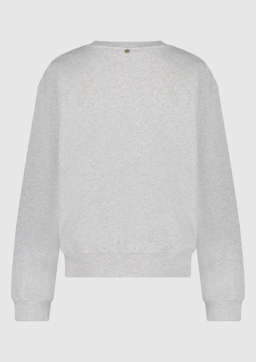 Phebe Sweat Light Grey Melange