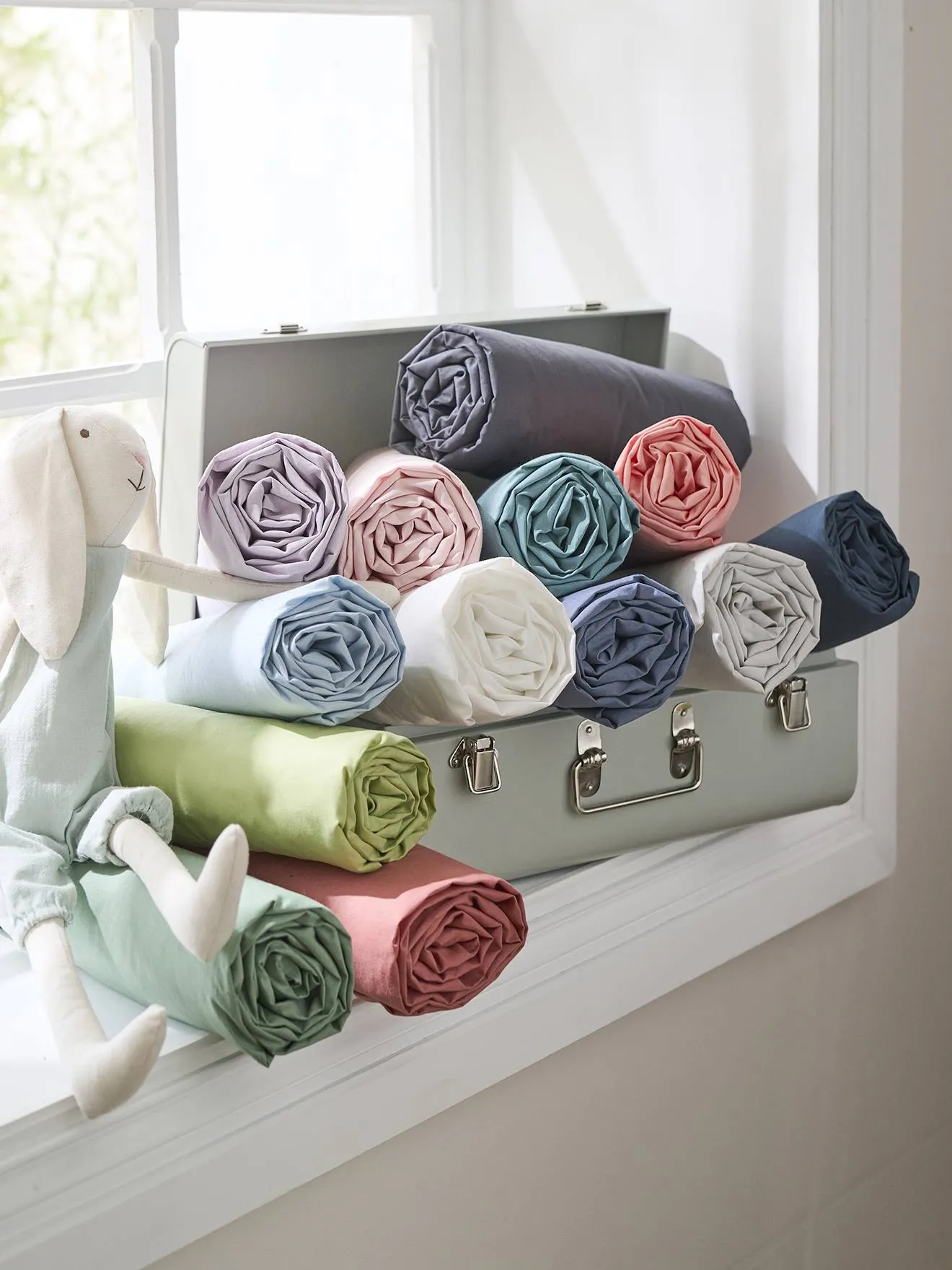 VERTBAUDET  EFFEN HOESLAKEN KIND OEKOTEX®  PISTACHE